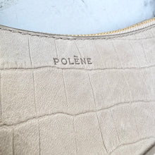 Load image into Gallery viewer, Polène Nubuck Suede Croc Embossed Numero Dix - Taupe
