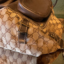 Load image into Gallery viewer, Gucci Brown GG Canvas Darwin Backpack
