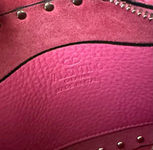 Load image into Gallery viewer, Valentino Calfskin Rockstud Camera Crossbody Bag Pink
