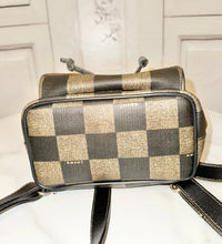 Load image into Gallery viewer, PRELOVED FENDI Logo Check Mini Backpack
