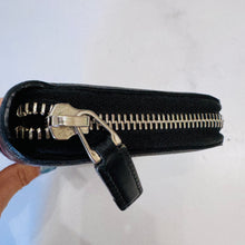 Load image into Gallery viewer, Gucci GG Supreme Black Canvas Zip Wallet
