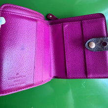 Load image into Gallery viewer, Louis Vuitton Monogram Perforated Compact Zipped Wallet Fuchsia
