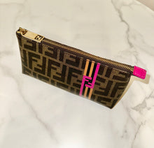 Load image into Gallery viewer, PRELOVED FENDI Zucca Cosmetic Bag
