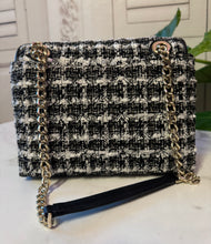 Load image into Gallery viewer, Tweed Bundle:  Tory Burch Miller Lug Sole Boots Size 7 and Kate Spade Tweed Bag
