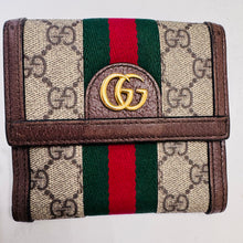 Load image into Gallery viewer, Gucci GG Supreme Ophidia Compact Wallet
