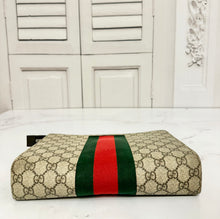 Load image into Gallery viewer, PRELOVED Gucci Supreme Monogram Selleria Cosmetic Case
