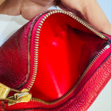Load image into Gallery viewer, Louis Vuitton Empreinte Leather Red Key Pouch
