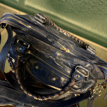 Load image into Gallery viewer, Balenciaga Town Navy Giant Silver Hardware
