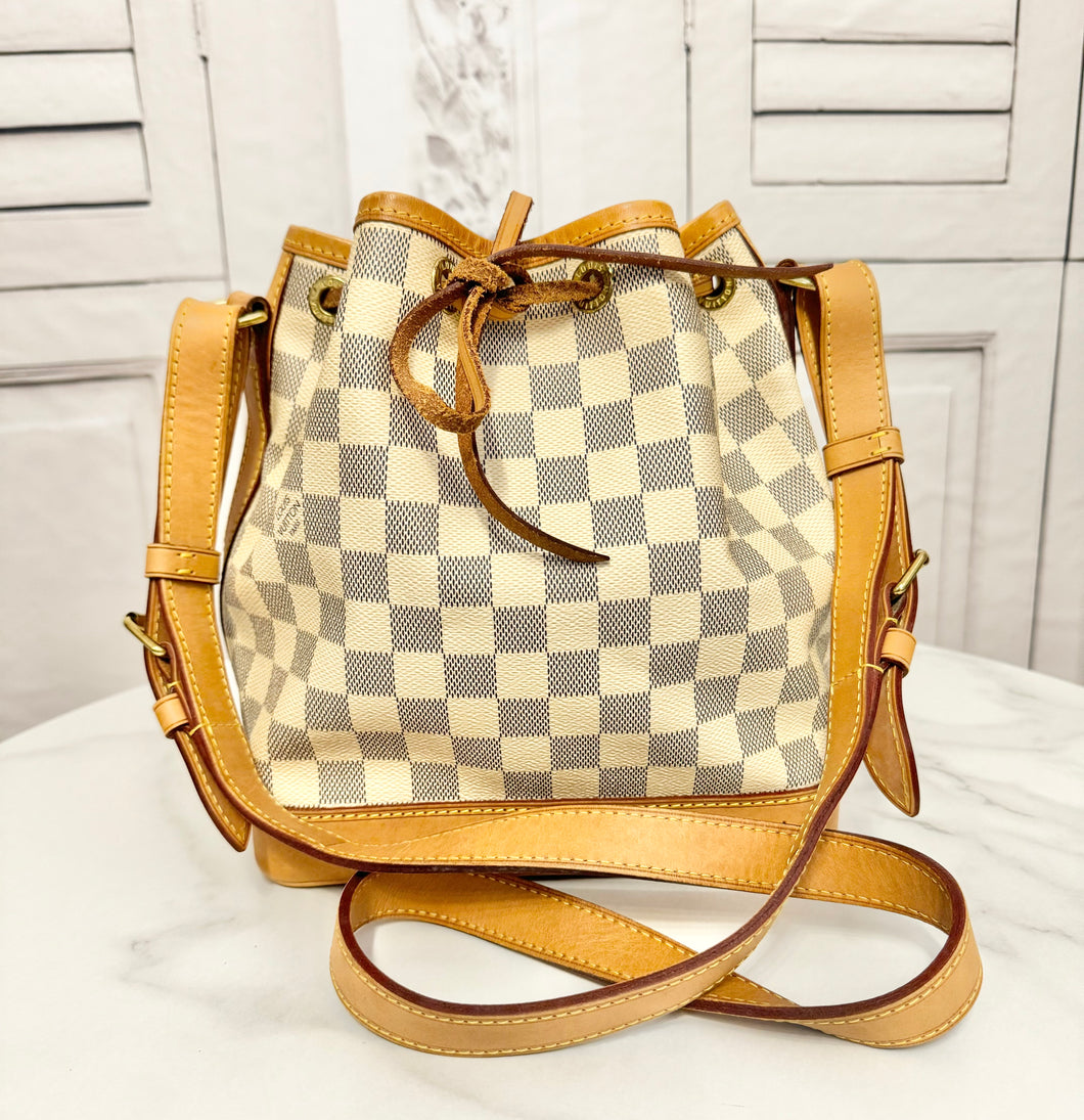 PRELOVED Louis Vuitton Damier Azur Noe BB