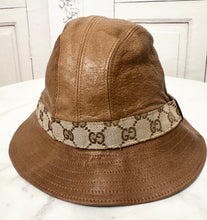 Load image into Gallery viewer, PRELOVED GUCCI Leather Bucket Hat Large
