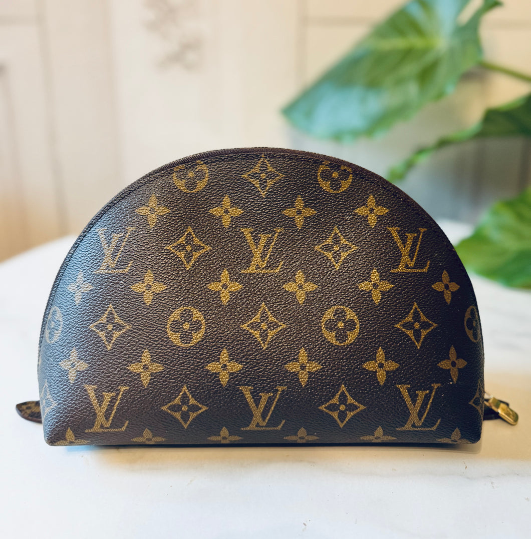 Louis Vuitton Trousse Demi Ronde Cosmetic Bag