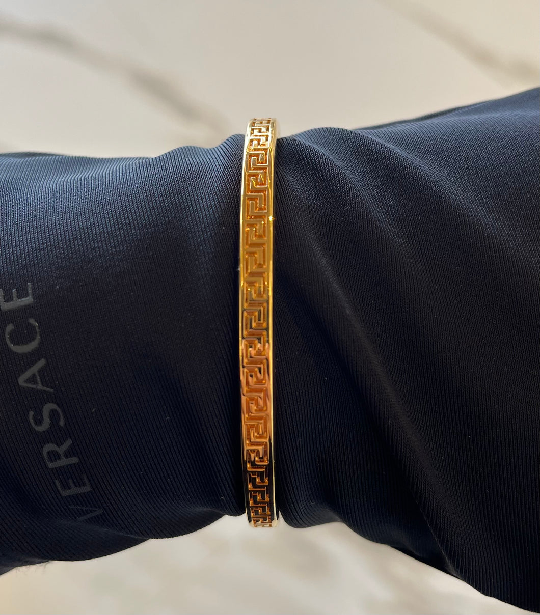 BRAND NEW VERSACE Greca Bangle Bracelet