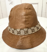 Load image into Gallery viewer, PRELOVED GUCCI Leather Bucket Hat Large
