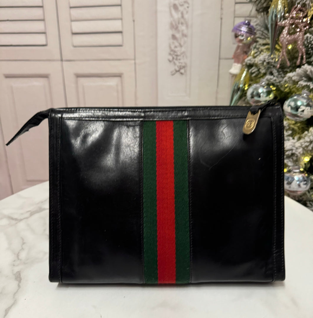 PREOWNED Vintage Gucci Calfskin Clutch