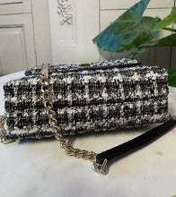 Load image into Gallery viewer, Tweed Bundle:  Tory Burch Miller Lug Sole Boots Size 7 and Kate Spade Tweed Bag
