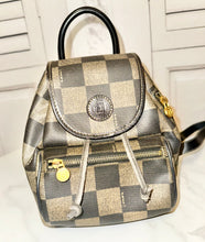 Load image into Gallery viewer, PRELOVED FENDI Logo Check Mini Backpack
