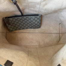 Load image into Gallery viewer, GUCCI GG Supreme Monogram Web Ophidia Tote Brown
