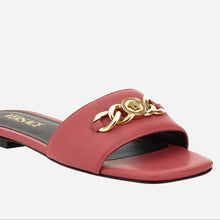 Load image into Gallery viewer, BRAND NEW VERSACE Icon Chain Pink Sandal
