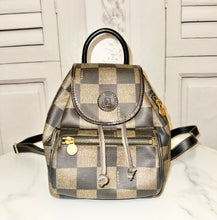 Load image into Gallery viewer, PRELOVED FENDI Logo Check Mini Backpack
