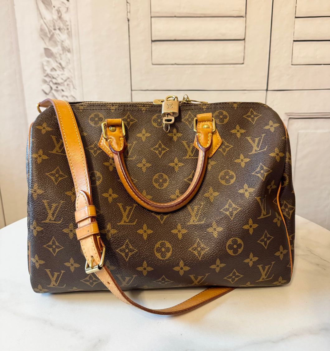 Louis Vuitton Monogram Speedy Bandouliere 30