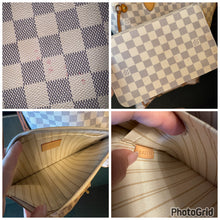 Load image into Gallery viewer, Louis Vuitton Damier Azur Neverfull MM with Pouch
