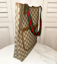 Load image into Gallery viewer, PREOWNED Vintage Gucci Supreme Tote
