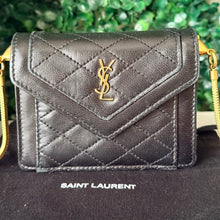 Load image into Gallery viewer, Saint Laurent Lambskin Quilted Micro Gaby Bag
