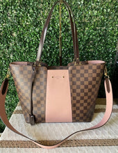 Load image into Gallery viewer, Louis Vuitton Damier Ebene Jersey Tote Magnolia
