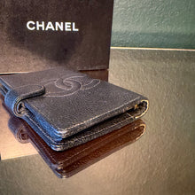 Load image into Gallery viewer, Chanel Black Caviar Mini Ring Agenda
