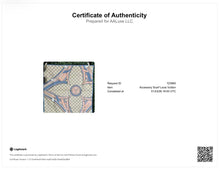 Load image into Gallery viewer, Louis Vuitton Damier Azur Cotton Square Bandana Scarf
