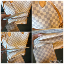 Load image into Gallery viewer, Louis Vuitton Damier Azur Neverfull MM with Pouch
