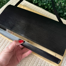 Load image into Gallery viewer, Louis Vuitton Black Epi Sevigne Clutch
