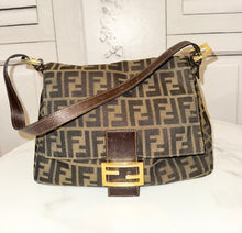 Load image into Gallery viewer, PRELOVED FENDI Zucca Mama Baguette
