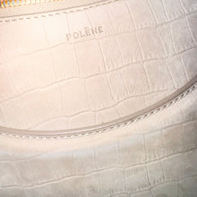 Load image into Gallery viewer, Polène Nubuck Suede Croc Embossed Numero Dix - Taupe
