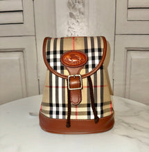 Load image into Gallery viewer, PRELOVED Burberry Mini Backpack
