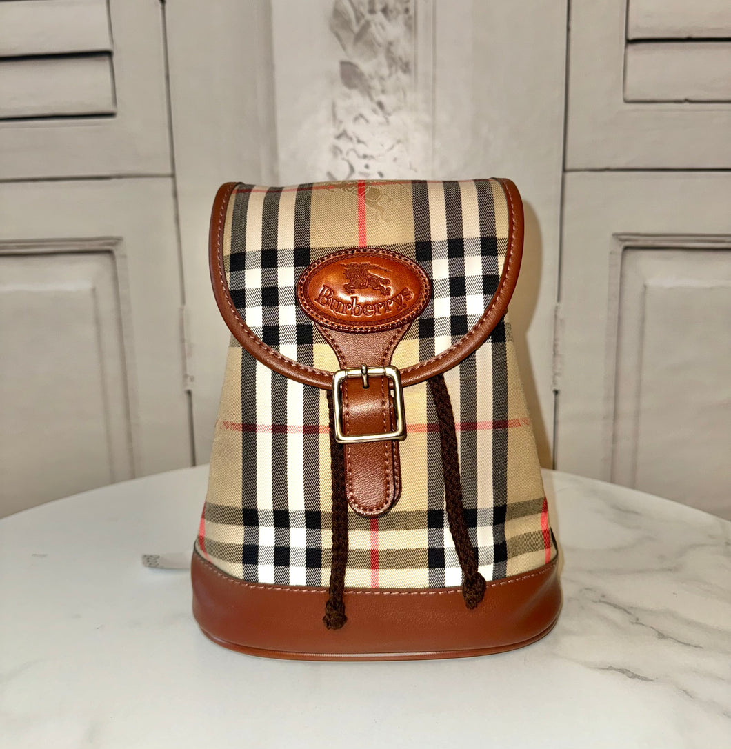 PRELOVED Burberry Mini Backpack