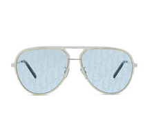 Load image into Gallery viewer, BRAND NEW DIOR Sunglasses DIORESSENTIAL A2U F0I8 Palladium/Blue Dior Pattern Photochromatic
