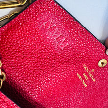 Load image into Gallery viewer, Louis Vuitton Empreinte Leather Red Key Pouch
