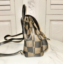 Load image into Gallery viewer, PRELOVED FENDI Logo Check Mini Backpack
