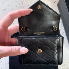 Load image into Gallery viewer, Saint Laurent Lambskin Quilted Micro Gaby Bag
