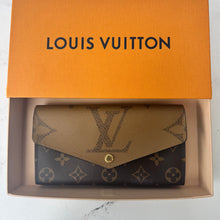 Load image into Gallery viewer, Louis Vuitton Reverse Monogram Giant Sarah Wallet
