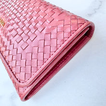 Load image into Gallery viewer, Prada Madras Continental Woven Leather Wallet
