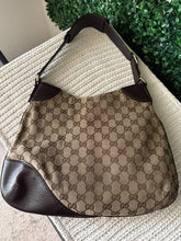 Load image into Gallery viewer, GUCCI GG Canvas Hasler Hobo
