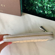 Load image into Gallery viewer, GUCCI Metallic Monogram Zippy Wallet
