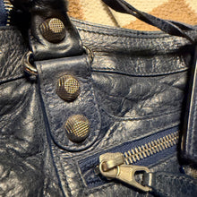 Load image into Gallery viewer, Balenciaga Town Navy Giant Silver Hardware
