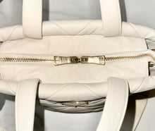 Load image into Gallery viewer, PRELOVED Prada Nappa Patch Bianco Quilted 2-way Tote
