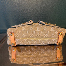 Load image into Gallery viewer, Louis Vuitton Monogram Denim Baggy PM Green Lichen
