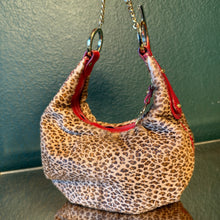 Load image into Gallery viewer, FENDI Chef Chain Hobo Pony Hair Leopard
