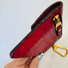 Load image into Gallery viewer, Louis Vuitton Empreinte Leather Red Key Pouch
