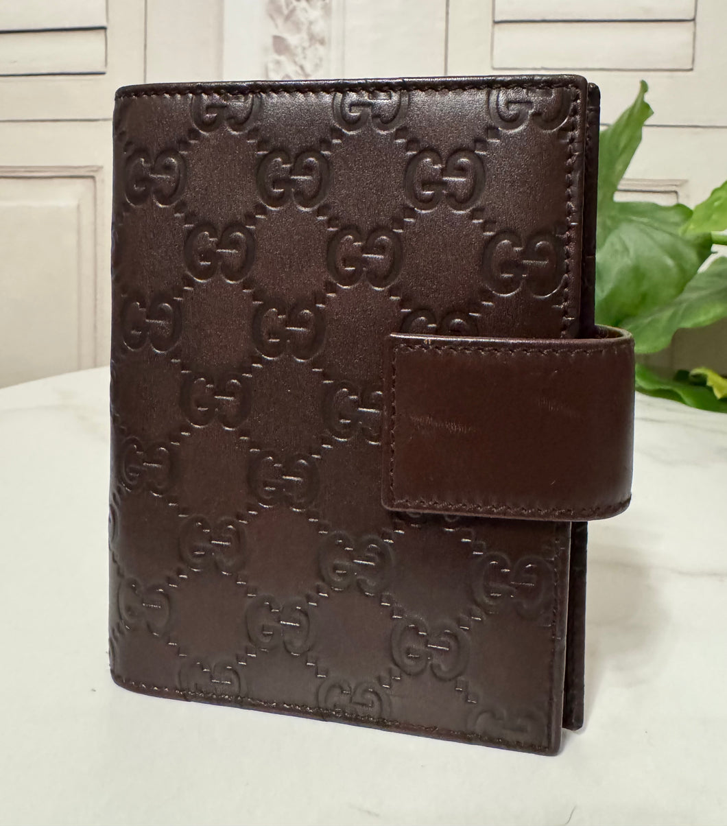 Gucci Guccisima Small Ring Agenda Brown